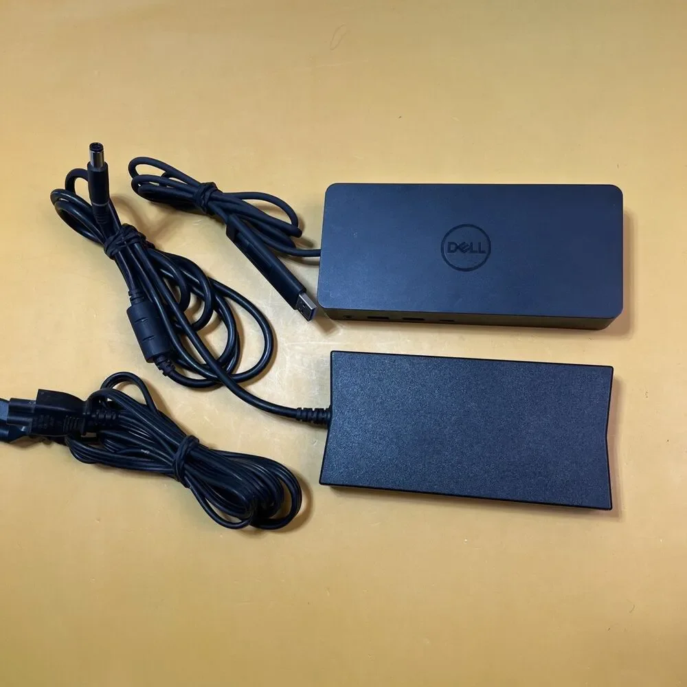 Dell D6000 Universal Docking Station Black 130W AC Adapter USB 3.0